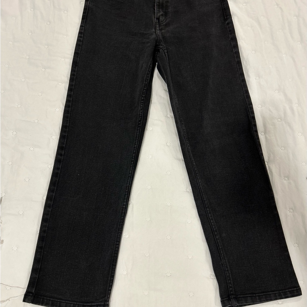 Calvin Klein Women's Black Straight Jeans